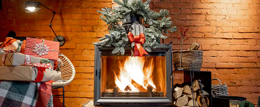 Travis Industries Linear Gas Fireplace Installation in Jenison, Michigan