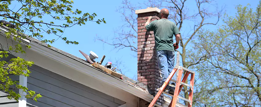 Vinyl and PVC Chimney Flashing Installation in Jenison, MI