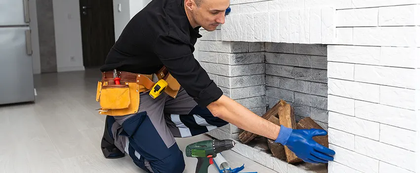 Fireplace Damaged Damper Frame Repair Services in Jenison, Michigan