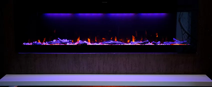 Dynamic Flame Color Fireplace Installation in Jenison, MI