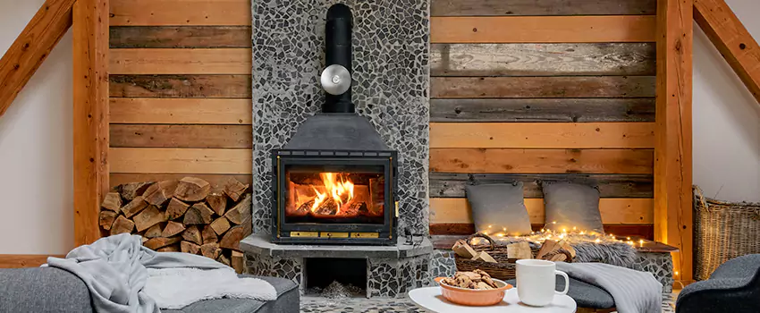 Thelin Hearth Products Direct Vent Gas Stove Fireplace Inspection in Jenison, Michigan