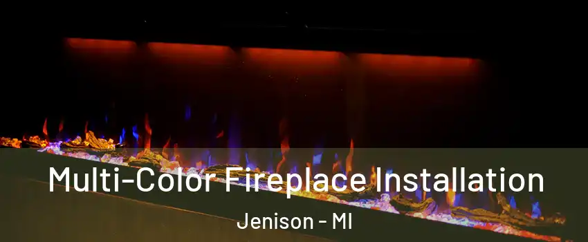 Multi-Color Fireplace Installation Jenison - MI